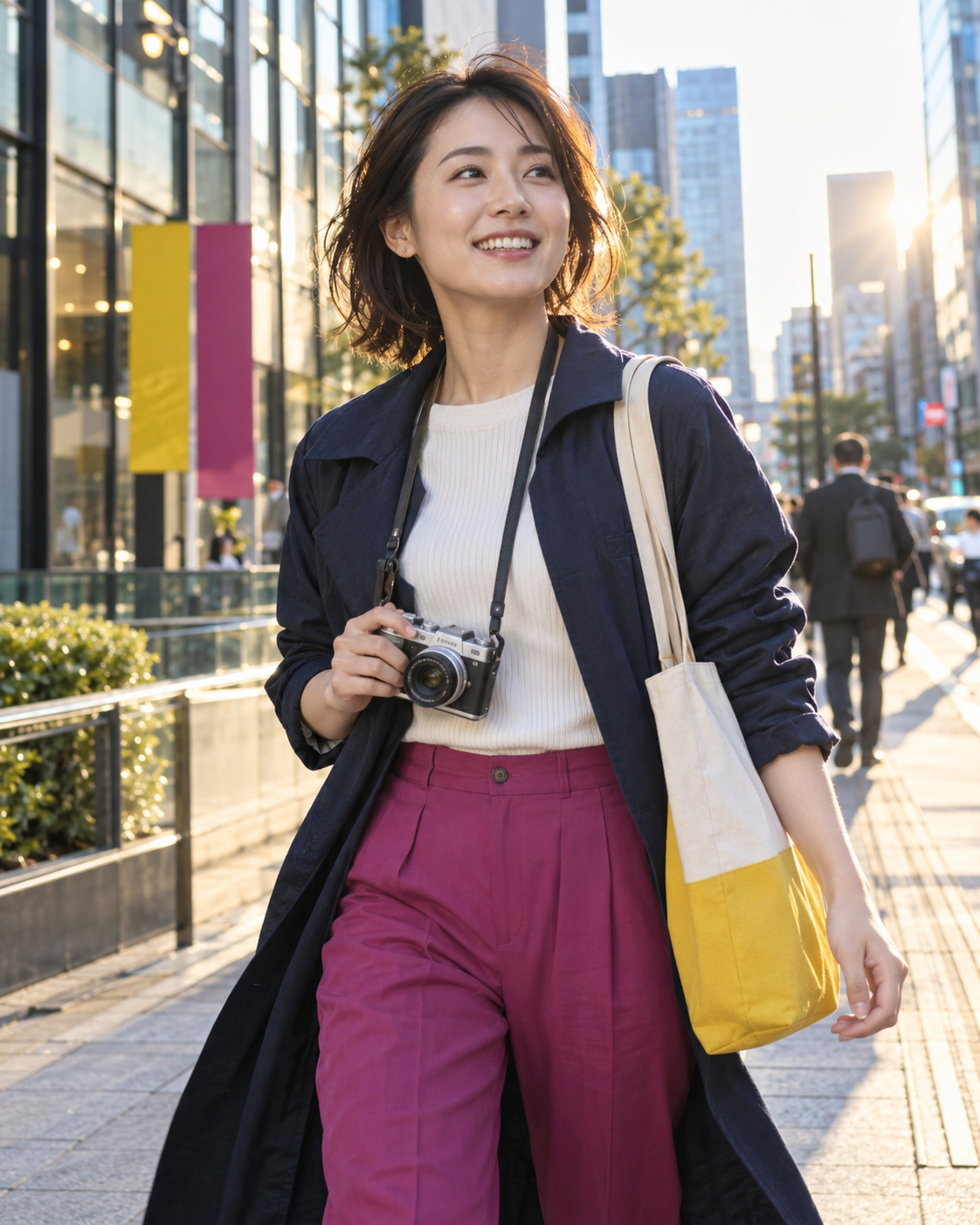 インタビュー記事用の仮人物写真